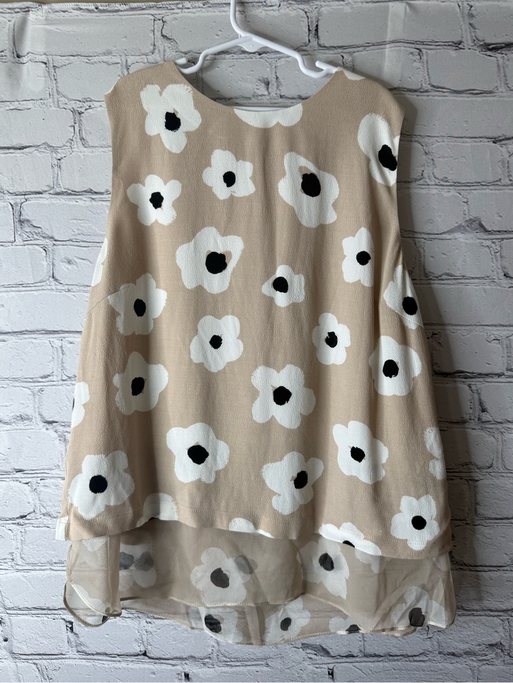 Kate spade Faye floral sleeve top medium